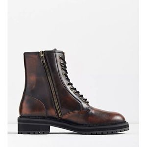 NEW Urban Outfitter LEATHER UO Utility Boot Combat MENS Size 8 or 9 NIB NWT